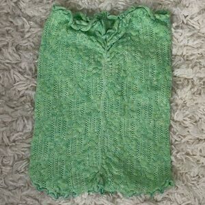 Green Neon Stretch Tube Top